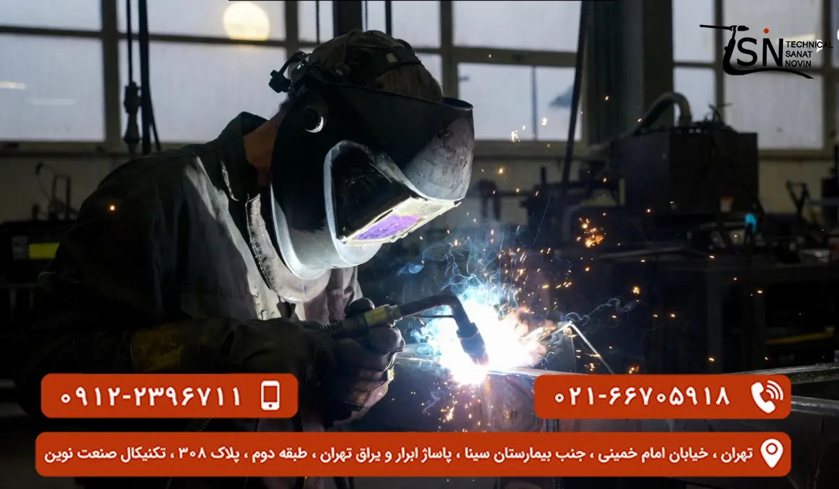 علت نوسان فشار گاز CO2 در جوشکاری MIG