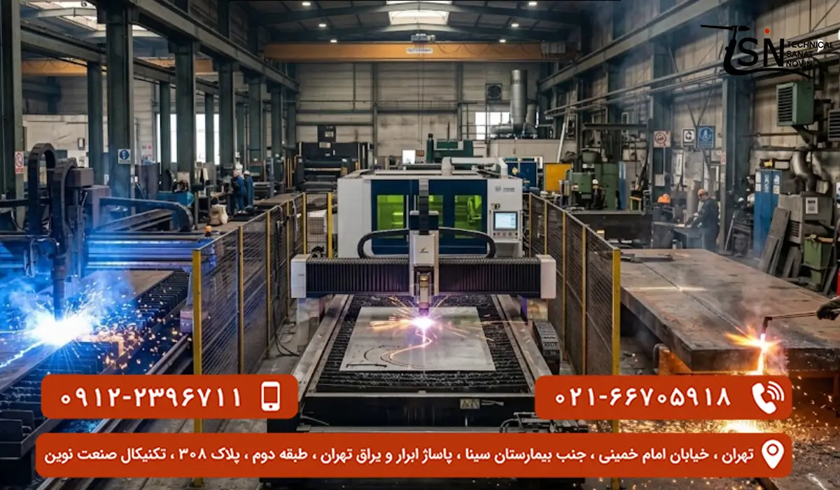 تفاوت برش پلاسما ، برش لیزر و هوابرش